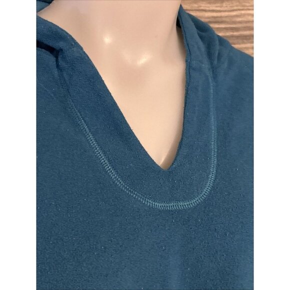 Prana Breathe Ruby Long-Sleeve Fleece V-Neck Pullover Sweatshirt Women's Large - Picture 5 of 10